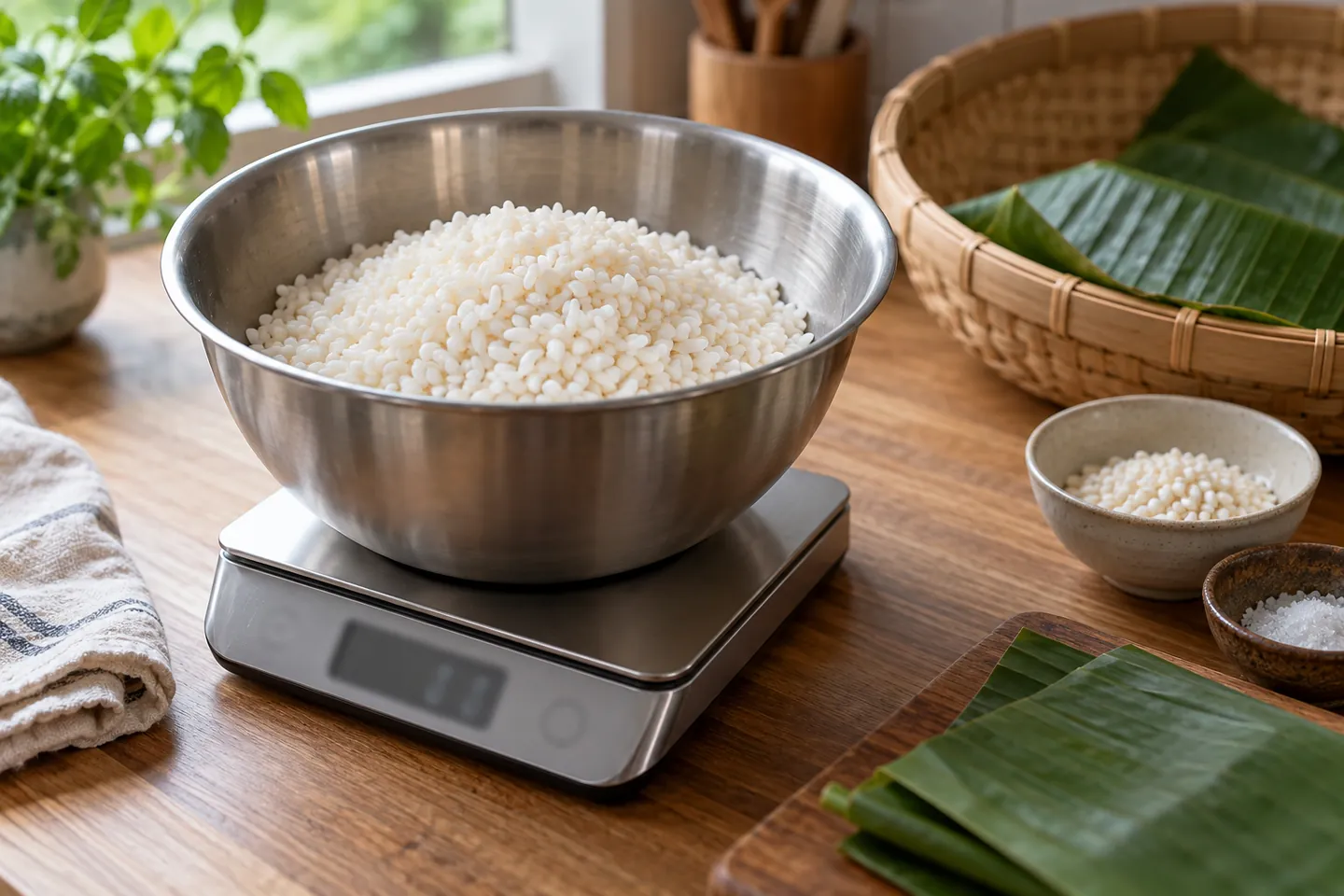 Một phần gạo nhỏ giúp bạn thử món trước khi nấu nhiều.
